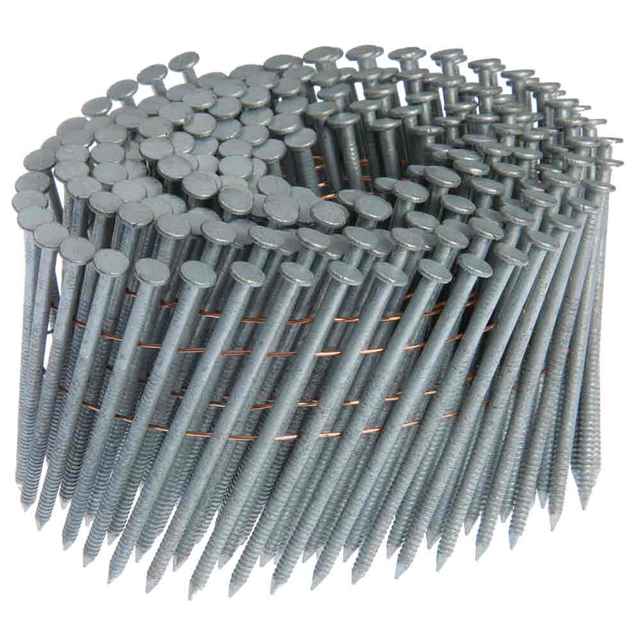 GripRite 3" x 0.12 Ring Shank Wire Coil Framing Nails Hot Dip