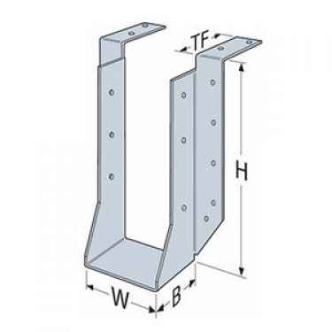 Simpson HU212-2TF Double 2x12 Top Flange Face Mount Hanger - G90 Galvanized